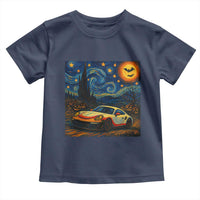 Racing Sports Toddler T Shirt Starry Night 911 Silhouette Halloween - Wonder Print Shop