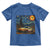 Racing Sports Toddler T Shirt Starry Night 911 Silhouette Halloween - Wonder Print Shop