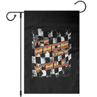 Racing Checkered Flag Garden Flag It Is Race Day Y'all Dirt Track - Wonder Print Shop