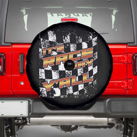 Racing Checkered Flag Spare Tire Cover It Is Race Day Y'all Dirt Track - Wonder Print Shop