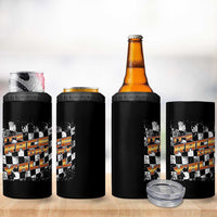 Racing Checkered Flag 4 in 1 Can Cooler Tumbler It Is Race Day Y'all Dirt Track