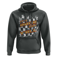 Racing Checkered Flag Hoodie It Is Race Day Y'all Dirt Track - Wonder Print Shop