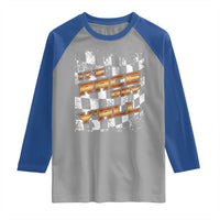 Racing Checkered Flag Raglan Shirt It Is Race Day Y'all Dirt Track - Wonder Print Shop