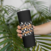Racing Checkered Flag Skinny Tumbler It Is Race Day Y'all Dirt Track