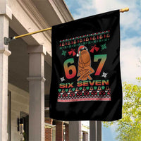 67 Six Seven Christmas Garden Flag Marcus The Worm Robert Meme - Wonder Print Shop