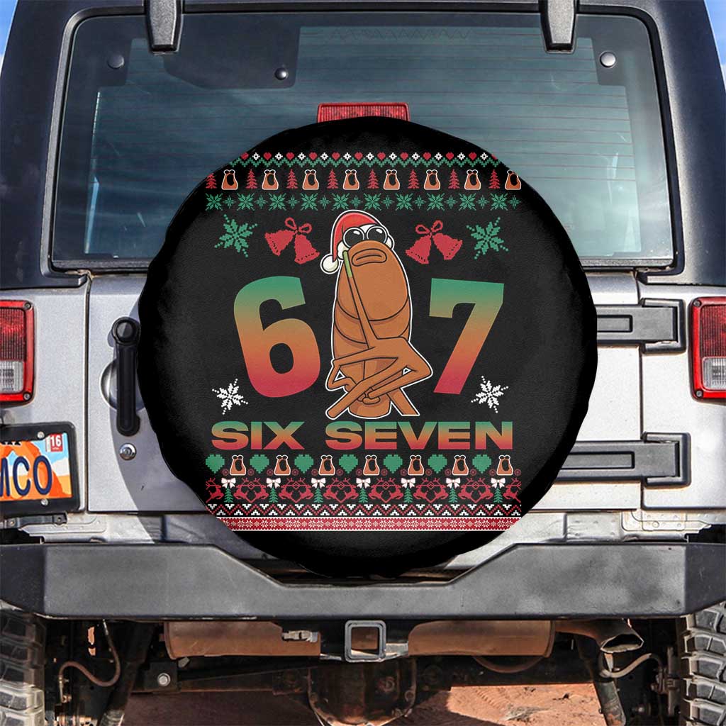 67 Six Seven Christmas Spare Tire Cover Marcus The Worm Robert Meme - Wonder Print Shop