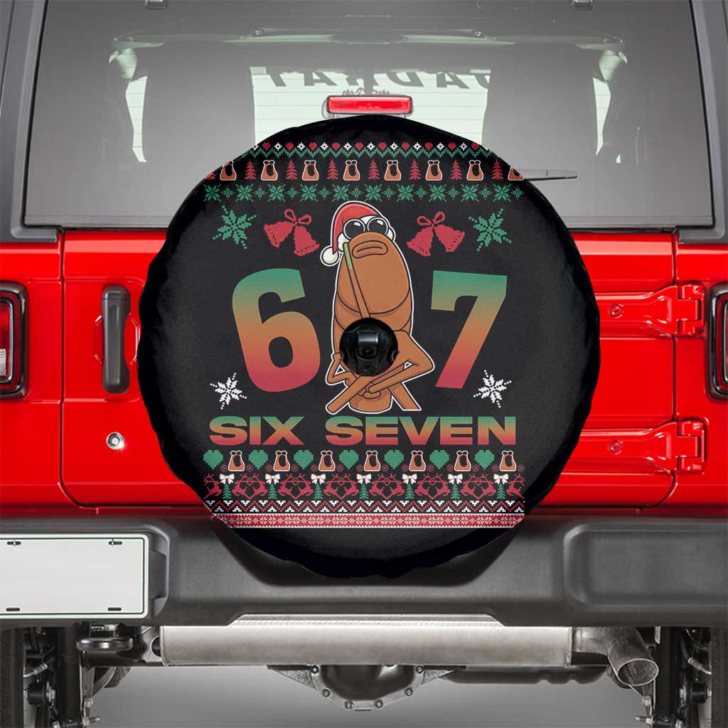 67 Six Seven Christmas Spare Tire Cover Marcus The Worm Robert Meme - Wonder Print Shop
