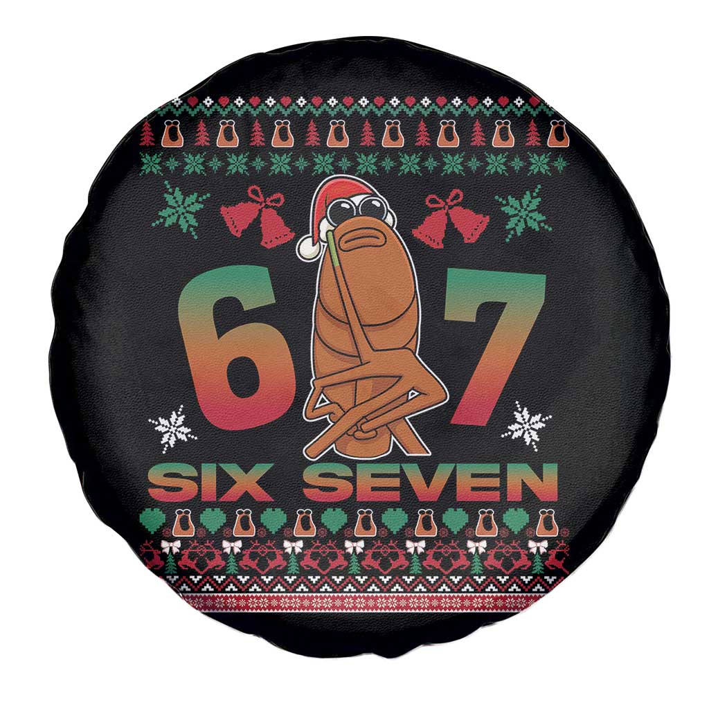 67 Six Seven Christmas Spare Tire Cover Marcus The Worm Robert Meme - Wonder Print Shop