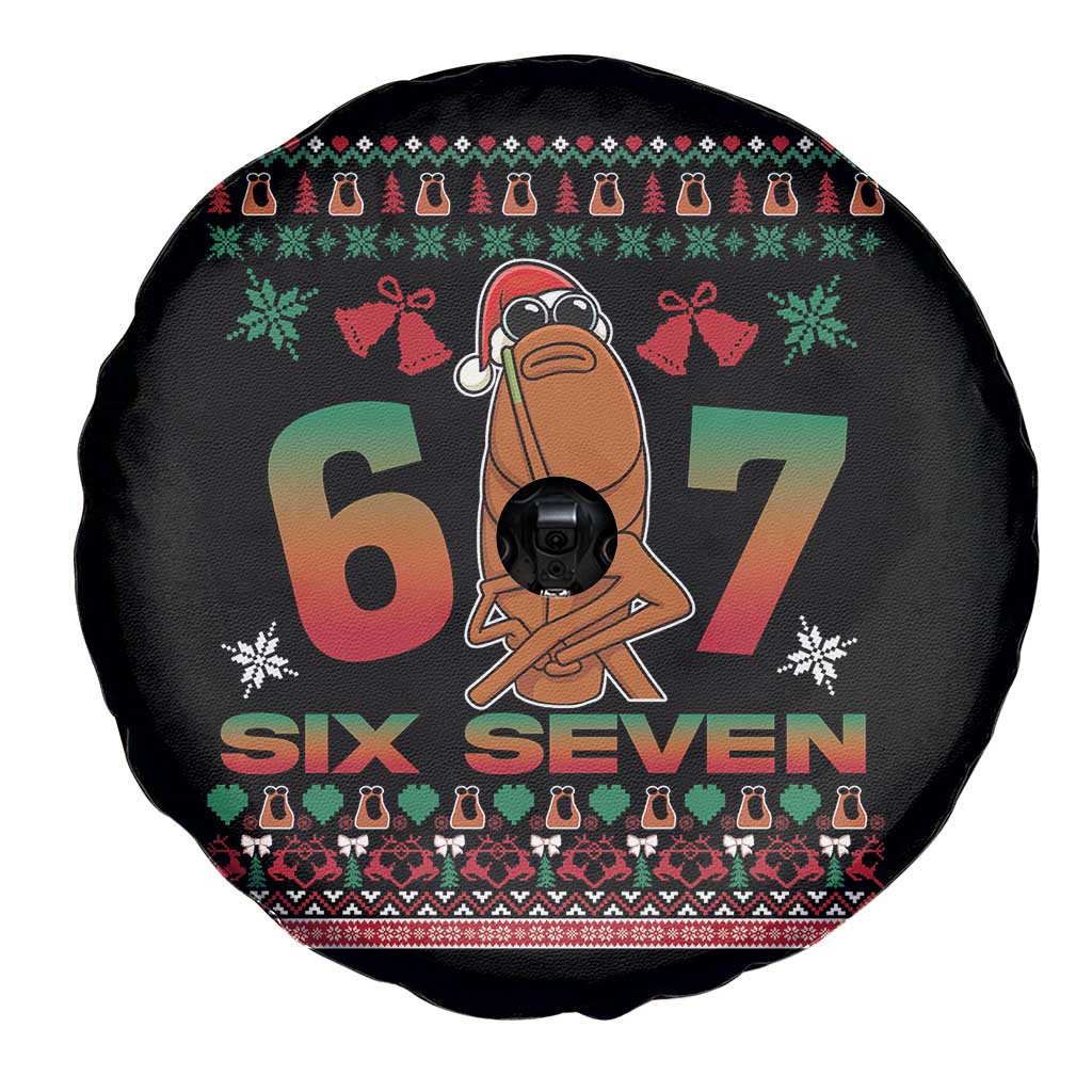 67 Six Seven Christmas Spare Tire Cover Marcus The Worm Robert Meme - Wonder Print Shop
