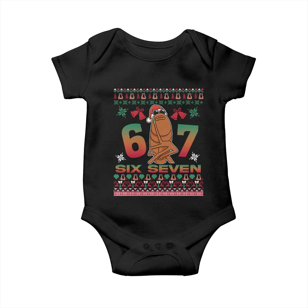 67 Six Seven Christmas Baby Onesie Marcus The Worm Robert Meme - Wonder Print Shop