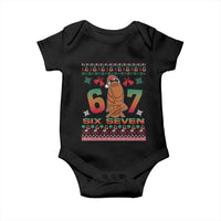 67 Six Seven Christmas Baby Onesie Marcus The Worm Robert Meme - Wonder Print Shop
