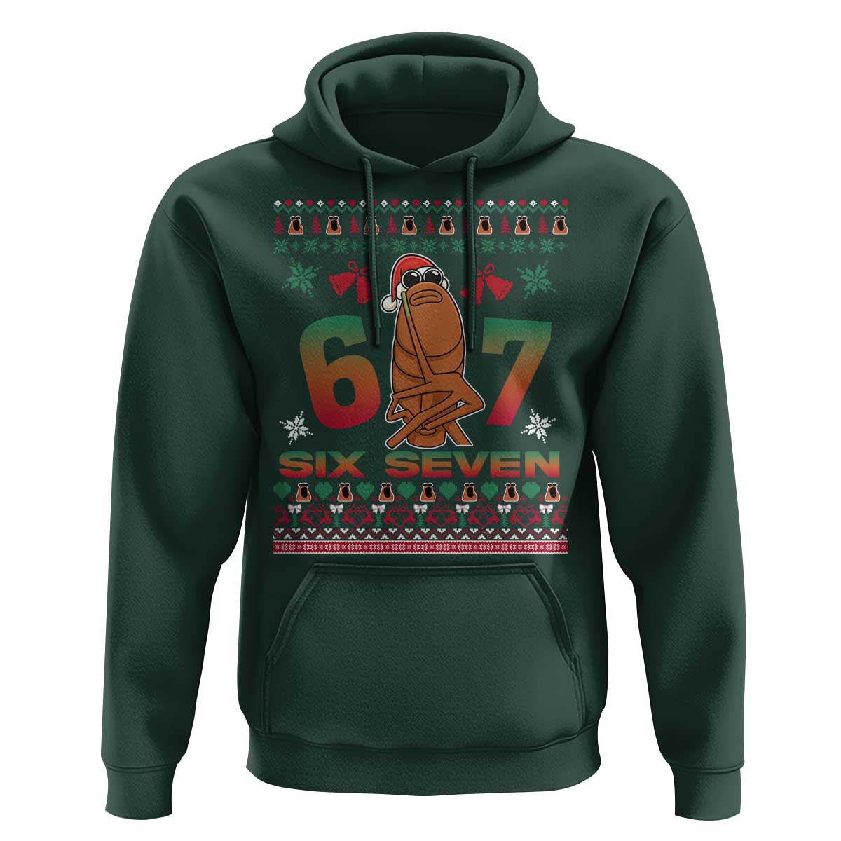 67 Six Seven Christmas Hoodie Marcus The Worm Robert Meme - Wonder Print Shop