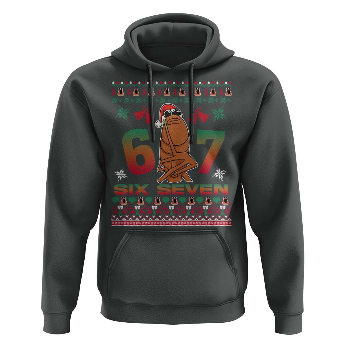 67 Six Seven Christmas Hoodie Marcus The Worm Robert Meme - Wonder Print Shop