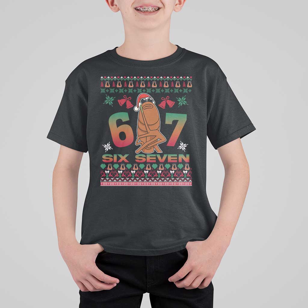 67 Six Seven Christmas T Shirt For Kid Marcus The Worm Robert Meme - Wonder Print Shop