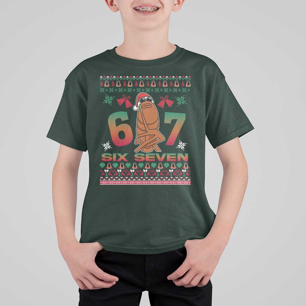 67 Six Seven Christmas T Shirt For Kid Marcus The Worm Robert Meme - Wonder Print Shop