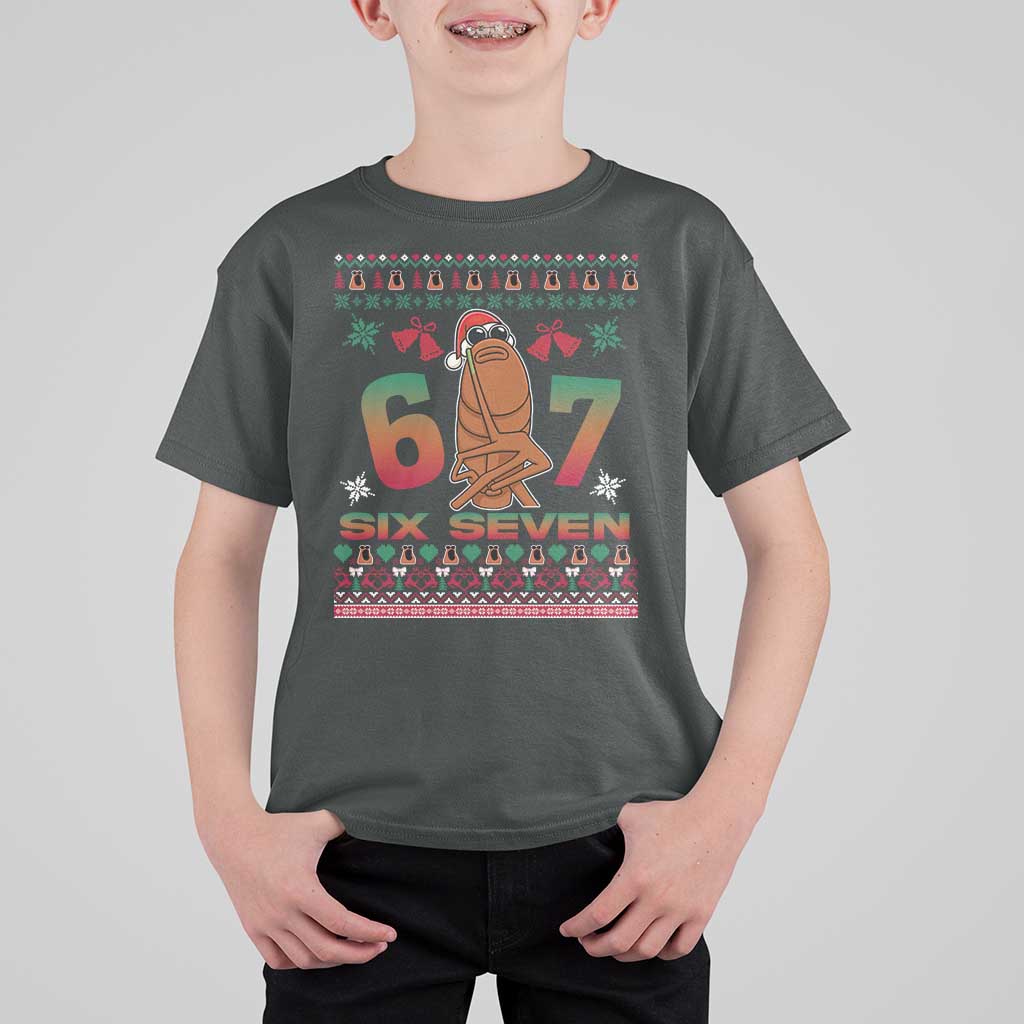 67 Six Seven Christmas T Shirt For Kid Marcus The Worm Robert Meme - Wonder Print Shop