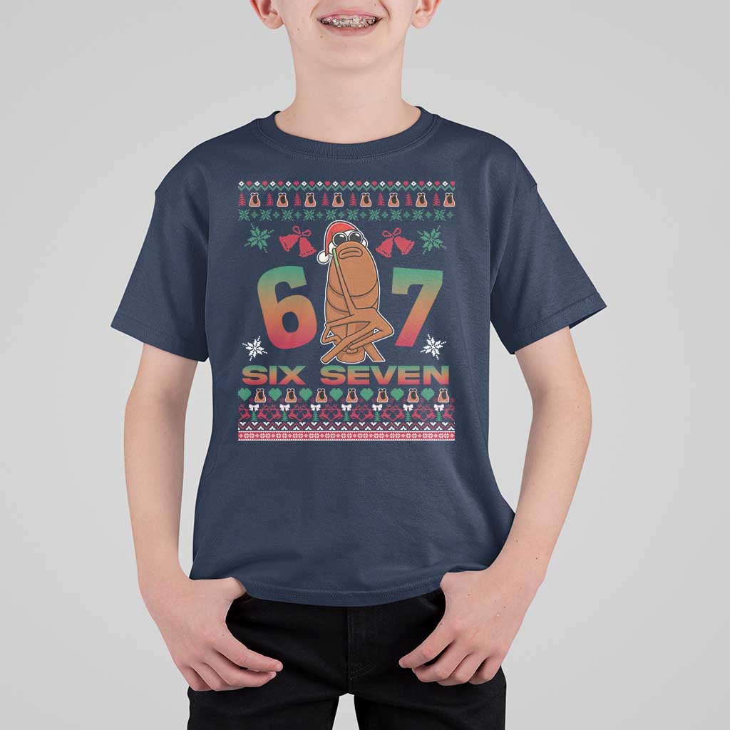 67 Six Seven Christmas T Shirt For Kid Marcus The Worm Robert Meme - Wonder Print Shop