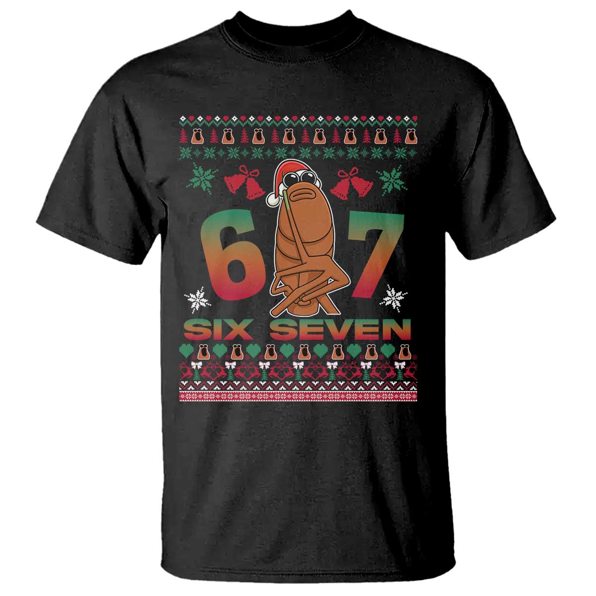 67 Six Seven Christmas T Shirt Marcus The Worm Robert Meme - Wonder Print Shop