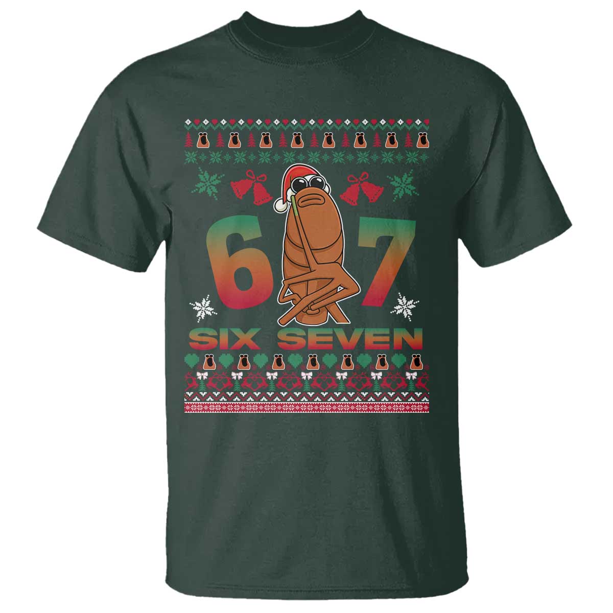 67 Six Seven Christmas T Shirt Marcus The Worm Robert Meme - Wonder Print Shop