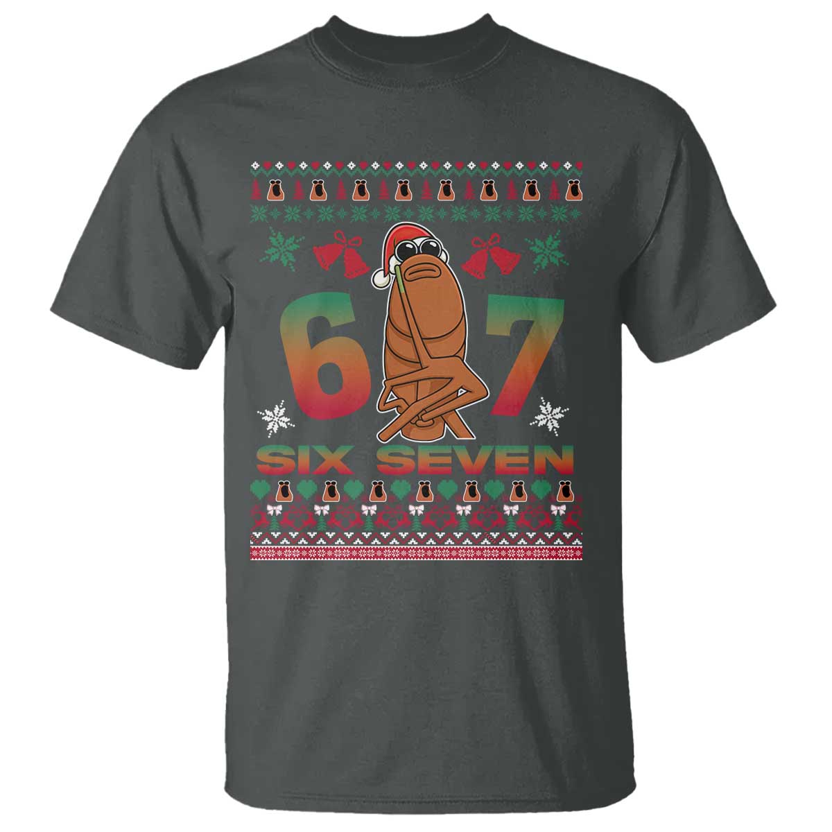 67 Six Seven Christmas T Shirt Marcus The Worm Robert Meme - Wonder Print Shop
