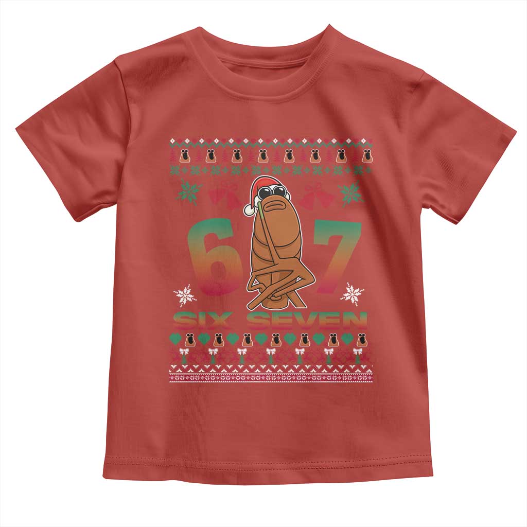 67 Six Seven Christmas Toddler T Shirt Marcus The Worm Robert Meme - Wonder Print Shop