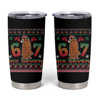 67 Six Seven Christmas Tumbler Cup Marcus The Worm Robert Meme - Wonder Print Shop