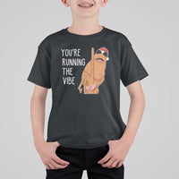 Marcus The Worm Robert Meme Christmas T Shirt For Kid You Are Running The Vibe - Wonder Print Shop