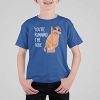 Marcus The Worm Robert Meme Christmas T Shirt For Kid You Are Running The Vibe - Wonder Print Shop