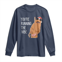 Marcus The Worm Robert Meme Christmas Long Sleeve Shirt You Are Running The Vibe - Wonder Print Shop