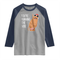 Marcus The Worm Robert Meme Christmas Raglan Shirt You Are Running The Vibe - Wonder Print Shop