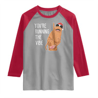 Marcus The Worm Robert Meme Christmas Raglan Shirt You Are Running The Vibe - Wonder Print Shop