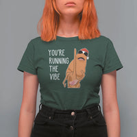 Marcus The Worm Robert Meme Christmas T Shirt For Women You Are Running The Vibe - Wonder Print Shop
