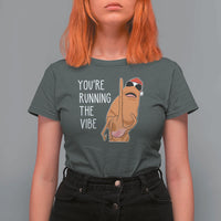 Marcus The Worm Robert Meme Christmas T Shirt For Women You Are Running The Vibe - Wonder Print Shop