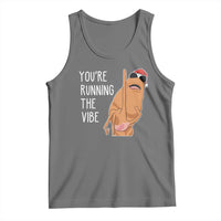 Marcus The Worm Robert Meme Christmas Tank Top You Are Running The Vibe - Wonder Print Shop