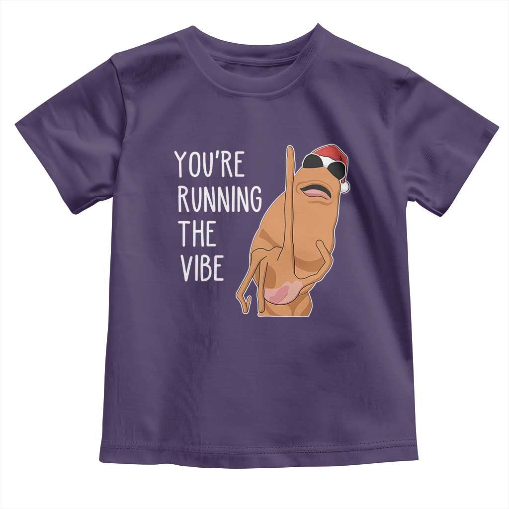 Marcus The Worm Robert Meme Christmas Toddler T Shirt You Are Running The Vibe - Wonder Print Shop