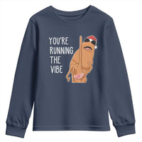 Marcus The Worm Robert Meme Christmas Youth Sweatshirt You Are Running The Vibe - Wonder Print Shop