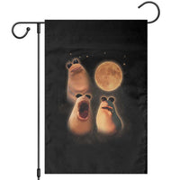 Marcus The Worm Meme Garden Flag Funny Howling At Moon - Wonder Print Shop