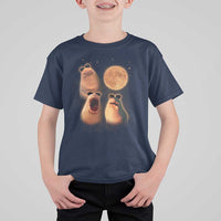 Marcus The Worm Meme T Shirt For Kid Funny Howling At Moon - Wonder Print Shop