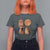 Marcus The Worm Meme T Shirt For Women Funny Howling At Moon - Wonder Print Shop