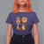Marcus The Worm Meme T Shirt For Women Funny Howling At Moon - Wonder Print Shop