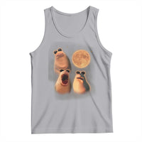 Marcus The Worm Meme Tank Top Funny Howling At Moon - Wonder Print Shop