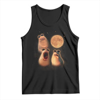 Marcus The Worm Meme Tank Top Funny Howling At Moon - Wonder Print Shop