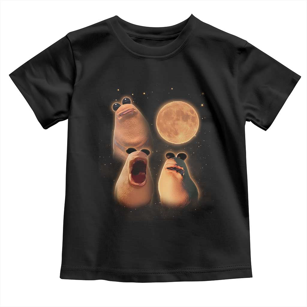 Marcus The Worm Meme Toddler T Shirt Funny Howling At Moon - Wonder Print Shop