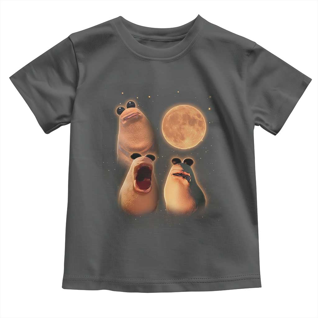 Marcus The Worm Meme Toddler T Shirt Funny Howling At Moon - Wonder Print Shop