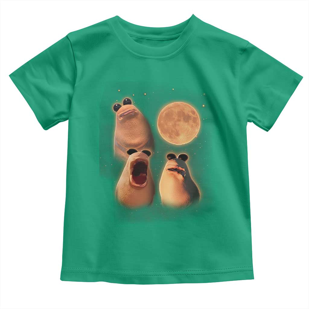 Marcus The Worm Meme Toddler T Shirt Funny Howling At Moon - Wonder Print Shop