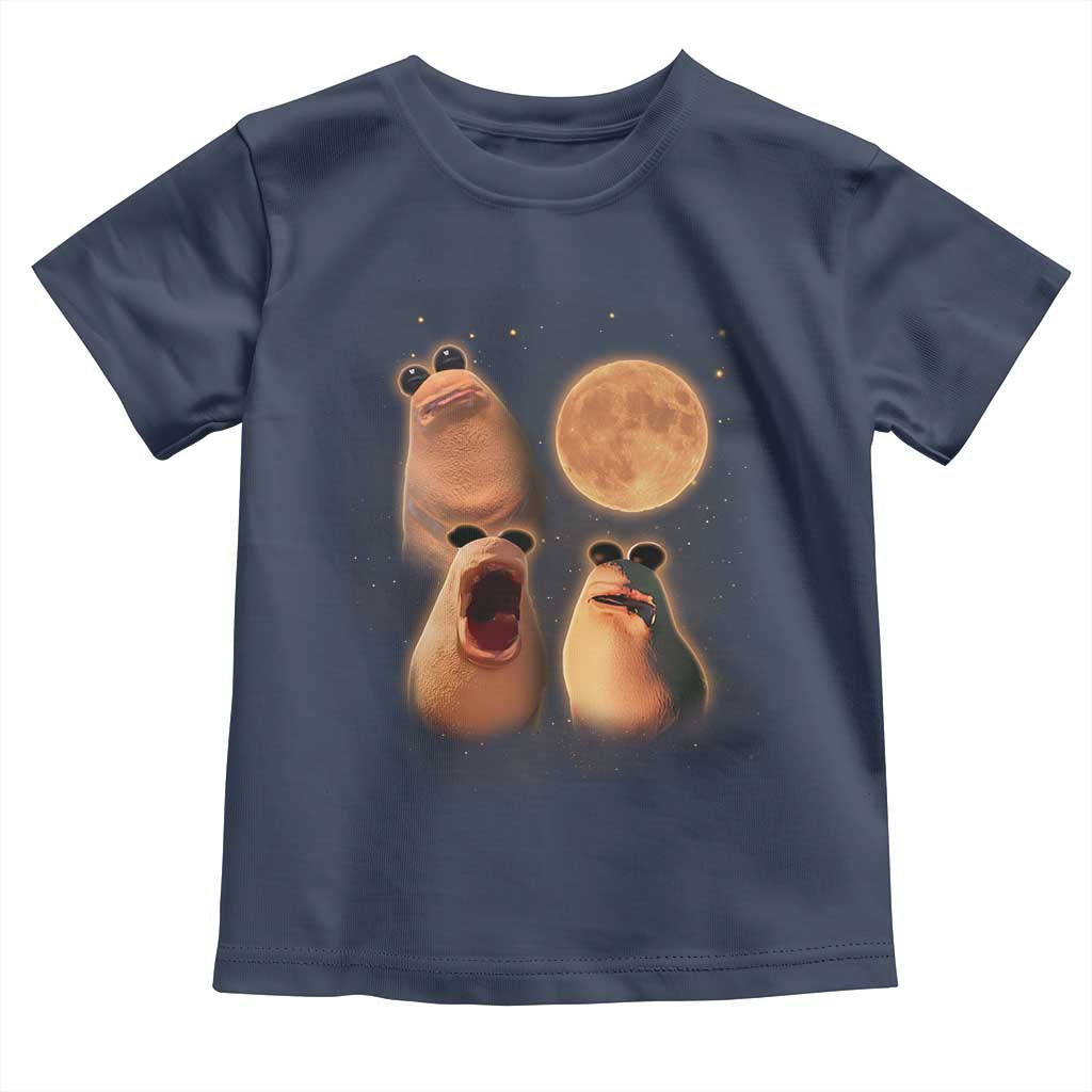Marcus The Worm Meme Toddler T Shirt Funny Howling At Moon - Wonder Print Shop
