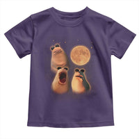 Marcus The Worm Meme Toddler T Shirt Funny Howling At Moon - Wonder Print Shop