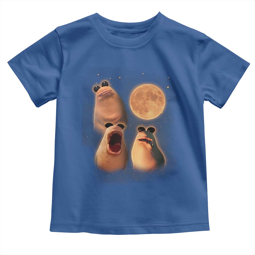 Marcus The Worm Meme Toddler T Shirt Funny Howling At Moon - Wonder Print Shop