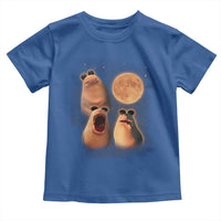 Marcus The Worm Meme Toddler T Shirt Funny Howling At Moon - Wonder Print Shop