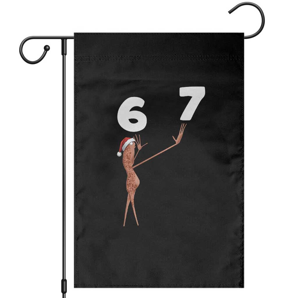 67 Six Seven Christmas Garden Flag Marcus The Worm Meme - Wonder Print Shop